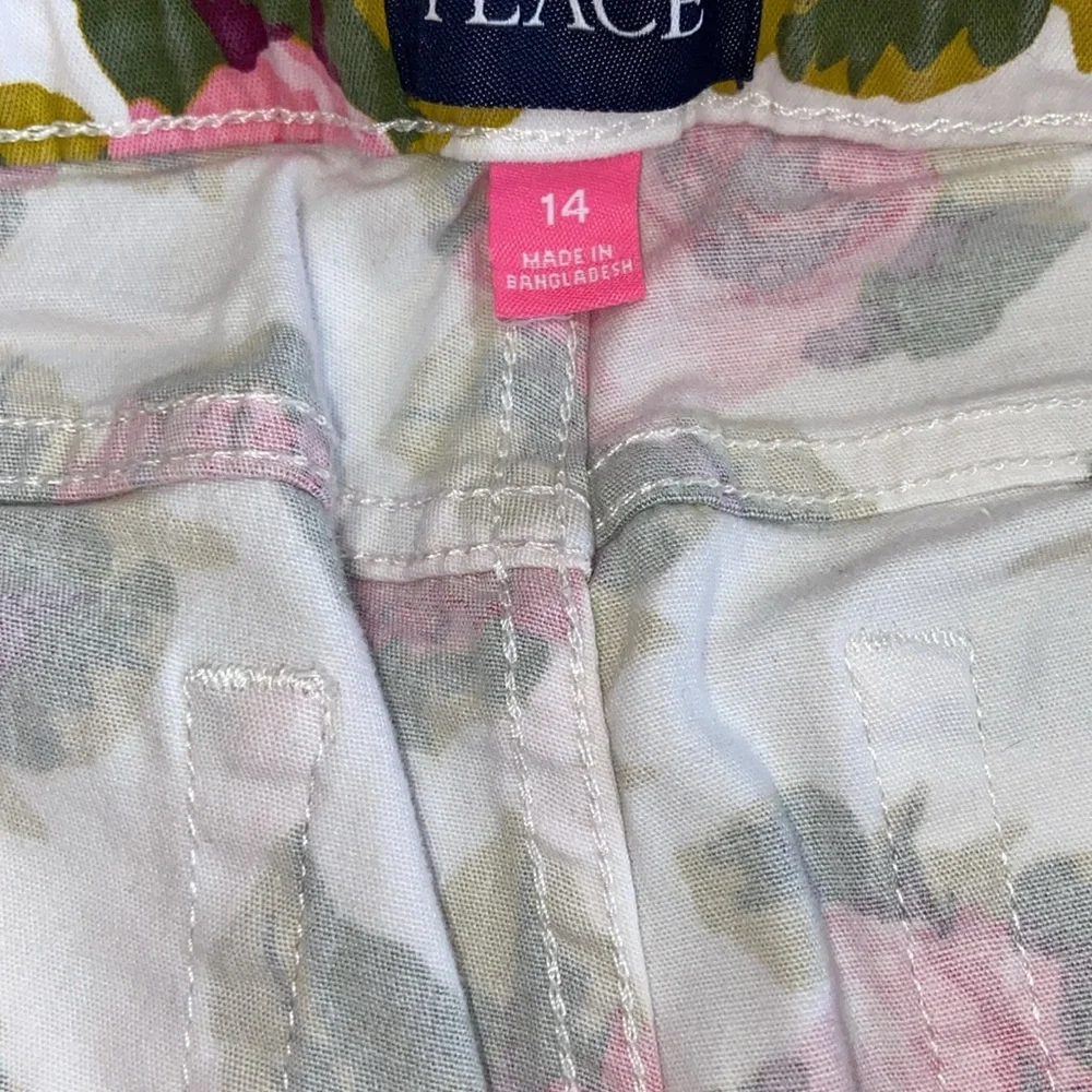 Children’s Place Floral Adjustable Waist Jeans